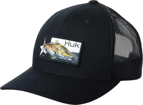 Vista 24 de HUK - Gorra de camionero de malla para hombre con cierre a presión Gorra de pesca antirreflectante
