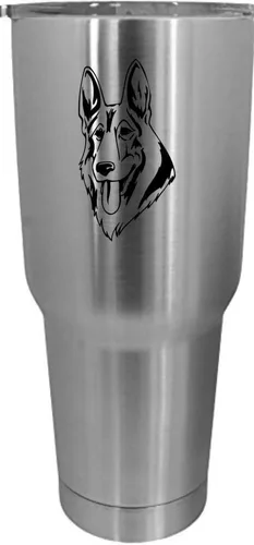 Vista 195 de Cairn Terrier - Vaso grabado con temática de perro, 30 onzas