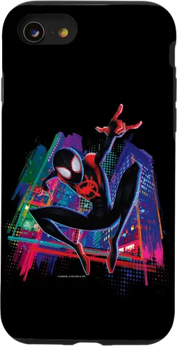 Vista 18 de Marvel Spider-Man Miles Morales Graffiti City - Carcasa para iPhone 17