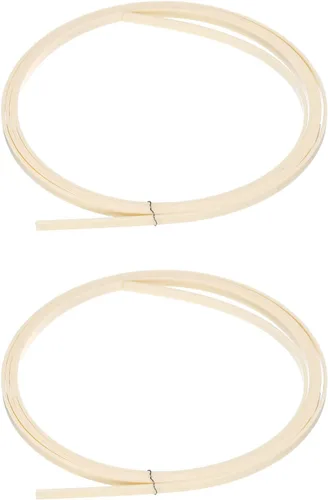 Vista 13 de MECCANIXITY Banda decorativa de plástico para guitarras 1650x1x0.5mm para guitarras acústicas y clásicas, negras, pack de 2 Negro