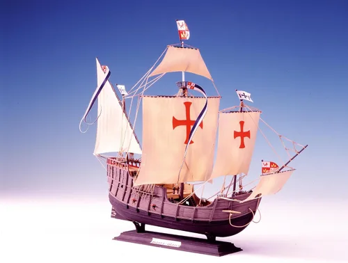Vista 5 de Heller Christopher Columbus' Santa Maria Boat Model Kit de construcción