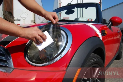 Vista 3 de Rvinyl Cubiertas de tinte de faros compatibles con Ford Shelby GT500 2007-2009 - Kit de instalación