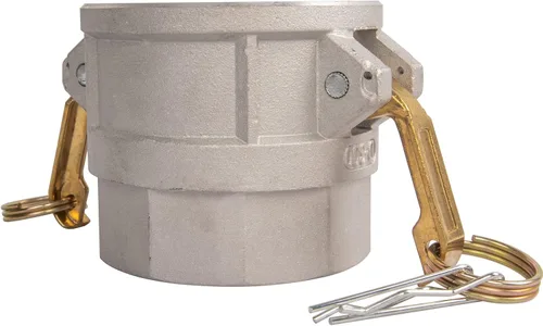 Vista 16 de 2 piezas de accesorios de bloqueo de leva fundida por gravedad de aluminio (parte B de 1 pulgada) de manguera de leva y ranura, acoplador hembra