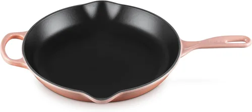 Vista 30 de Le Creuset Sartén de Hierro Fundido Esmaltado Signature con Mango de Hierro, 6.33", Cerise