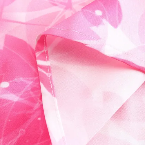 Vista 7 de Vestido de verano para mujer, estampado floral, elegante, de manga corta, fluido, vestido largo casual, a la moda, para fiestas, uso diario