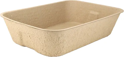 Vista 5 de Midlee Cajas de arena desechables grandes para gatos, juego de 20 bandejas de viaje para gatos