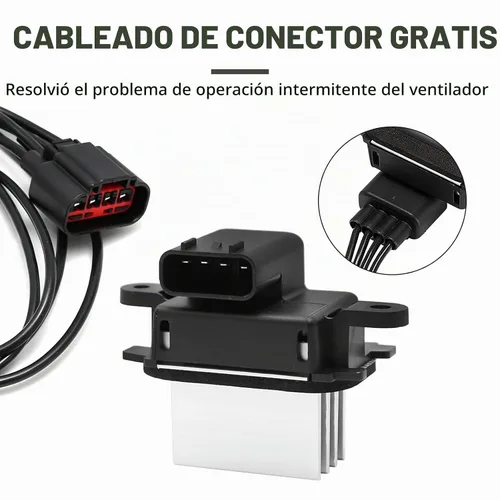 Vista 7 de EATAKWARD Kit de resistencias de motor de ventilador HVAC BL3Z-19E624-A Módulo de control del ventilador de CA con conector WPT688 Reemplazo