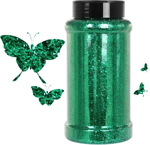 Vista 24 de Purpurina negra ultrafina, 16 onzas (1 libra), purpurina fina para manualidades de resina, uñas, vasos, slime, cosméticos y decoración de festivales