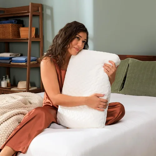 Vista 4 de Tempur-Pedic TEMPUR-Cloud Almohada para dormir, estándar, color blanco