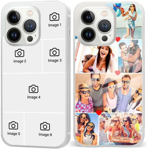 Vista 18 de Fundas de teléfono personalizadas Red Love You Imágenes empalmadas para iPhone 5 6 7 8 11 12 13 14 15 16 Pro Max Plus Mini X para Samsung S21 S22