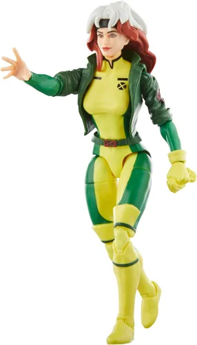 Vista 6 de Marvel Legends Series Rogue, X-Men '97 Figuras de acción coleccionables de 6 pulgadas Marvel Legends - Figura de acción retro de 6 pulgadas X-Men