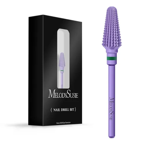 Vista 19 de MelodySusie Brocas profesionales Tornado de 3/32 pulgadas, brocas multifunción de carburo de tungsteno, adecuadas para manicura, pedicura, cutícula
