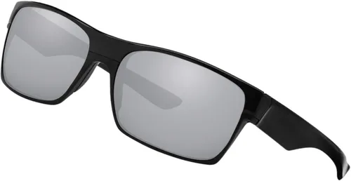Vista 2 de BroLizard - Lente polarizada para gafas de sol Oakley TwoFace OO9189, plateado