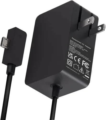 Vista 2 de Cargador Surface 3 13W 5.2V 2.5A Adaptador de Corriente CA Cargador de Cable de Reemplazo para Microsoft Surface 3, Modelo 1623 1624 1645 Tablet