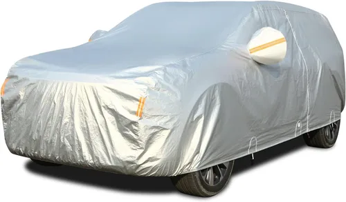 Vista 43 de Tecoom Funda impermeable para todo tipo de clima, resistente al viento, protector de granizo con forro polar y puerta con cremallera, protección