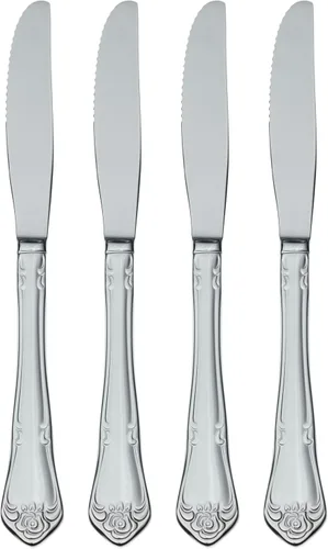 Vista 10 de Oneida B552020A True Rose - Juego de cubiertos de 20 piezas para uso diario, servicio para 4 mirror finish, dishwasher safe includes knives