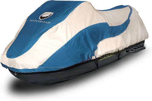 Vista 9 de Jetpro Trailerable PWC Jetski Watercraft Jet - Funda para esquís de hasta 3 plazas, Negro/Gris