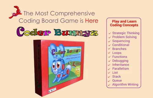 Vista 3 de ¡El juego de mesa de codificación STEM más completo de la historia! Aprende todos los conceptos que necesitas en programación de computadoras en una
