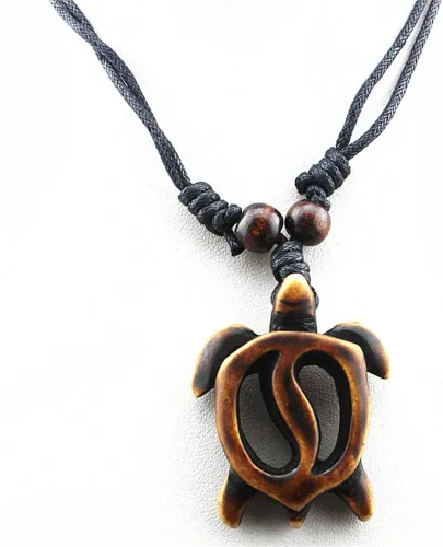 Vista 5 de Collar Yin Yang para parejas, collar de resina de tortuga marina de Tai Chi, mejores amigos, mejor amiga, collar de amistad para 2 mujeres
