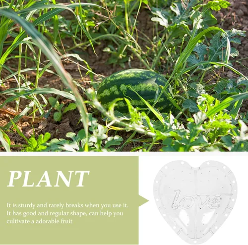 Vista 9 de Forma de fruta de sandía en forma de corazón para hortalizas y frutas de jardín que forman 7.28X7.28X4.52 pulgadas