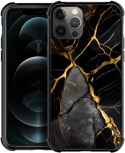 Vista 8 de DJSOK Funda compatible con iPhone 7/8 Plus, diseño con patrón de parachoques trasero, esquinas reforzadas contra arañazos, esquinas reforzadas