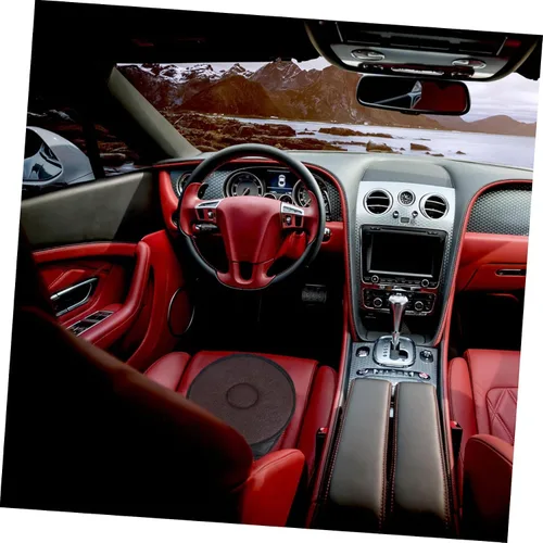 Vista 6 de Homoyoyo Protector de asiento de coche 360 cojín giratorio para asiento de automóvil, cojín giratorio para asiento de automóvil, cojín de asiento