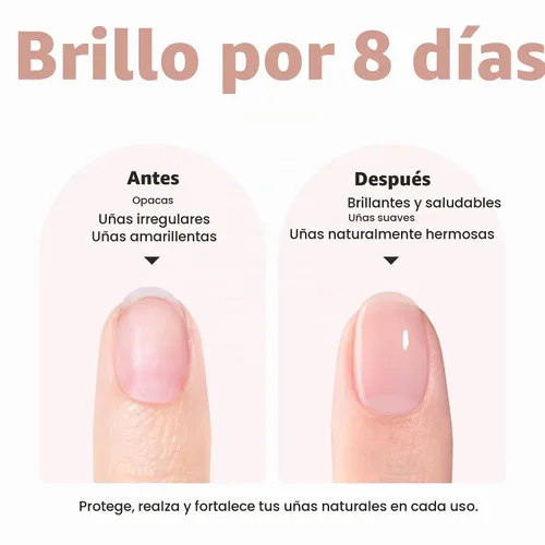 Vista 6 de Beetles - Esmalte de uñas, esmalte de uñas nude, corrector de uñas de gelatina rosa, secado rápido