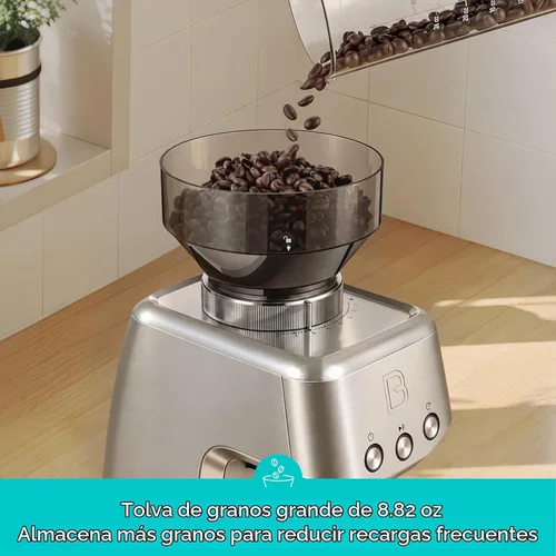 Vista 7 de CASABREWS Tornado Basic - Molinillo de café cónico con 35 ajustes