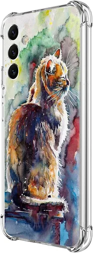 Vista 28 de Funda para Galaxy A54, hermosa protección contra caídas de flores rosas, a prueba de golpes, carcasa protectora de cuerpo completo resistente a