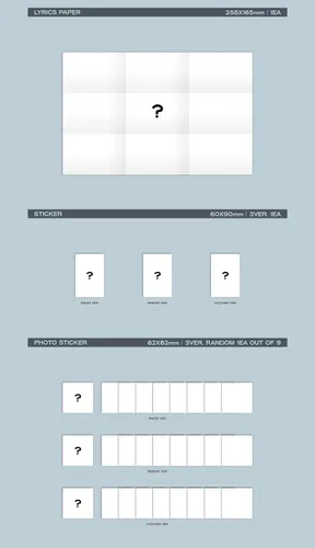 Vista 4 de CRAVITY - 6th Mini Album Sun Seeker PLVE ver. (3 Versions Set)
