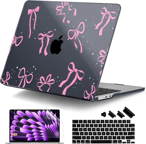 Vista 18 de DONGKE Funda compatible con M5 MacBook Air de 15 pulgadas 2026 2025-2023 A3448 A3241 A3114 A2941 M4 M3 M2 Pantalla de retina líquida Touch ID