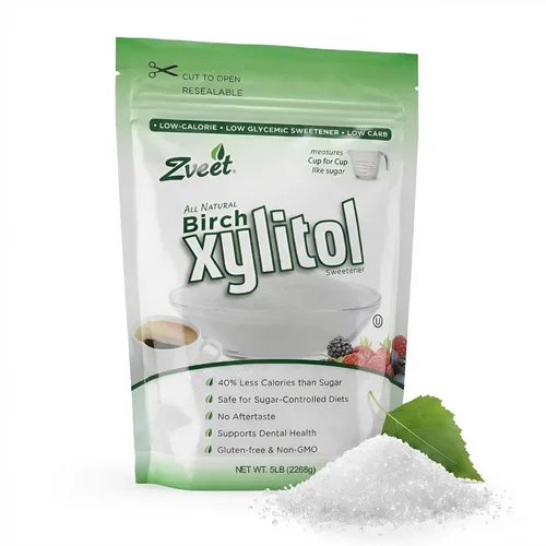 Vista 8 de Edulcorante de Abedul Xylitol de Zveet (fabricado en EE. UU)