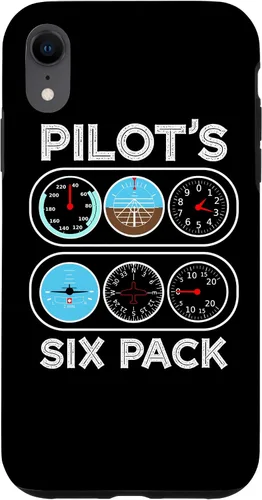 Vista 9 de iPhone 12 mini Pilot's Six Pack Vuelo Instrumentos Aviación Case