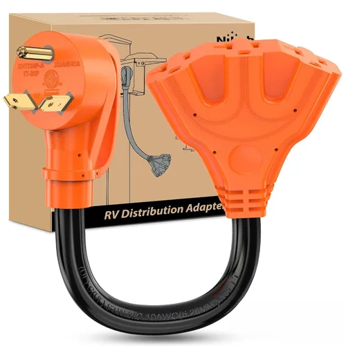 Vista 50 de Nilight - Cable adaptador para secadora de 30 amperios a 30 amperios calibre 10 10-30P a 14-30R 3 Prong 125V 3750 Watt Pure Copper Old Dryer