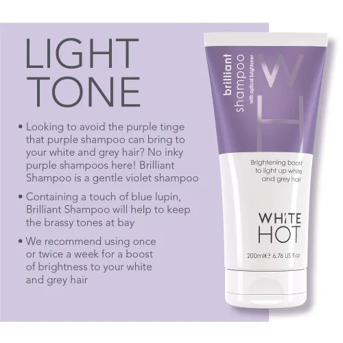Vista 2 de Champú de White Hot Brilliant Shampoo 6.8 fl oz