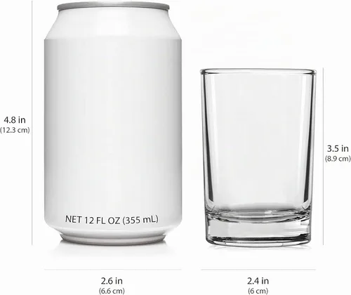 Vista 4 de Libbey Vasos de jugo de base pesada, juego de 4, 5.5 onzas líquidas