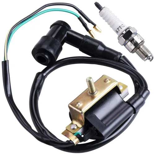Vista 5 de Kit de arnés de cableado, interruptor de encendido, bobina de encendido, caja CDI, bujía para kit de reconstrucción para arranque de patada