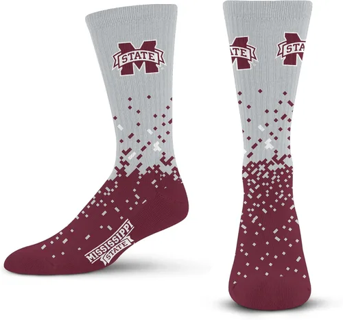 Vista 38 de For Bare Feet Calcetines de la NCAA para niños y niñas, unisex, Spray Zone Crew, para jóvenes