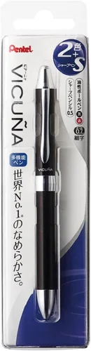 Vista 2 de Pentel Vicuna EX XBXW1375A - Bolígrafo multifuncional, color negro