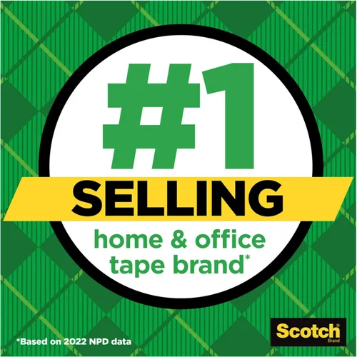 Vista 4 de Scotch Magic Tape, 1 Roll, Numerous Applications, Invisible, Engineered for Repairing, 3/4 x 650 Inches, Dispensered (122)