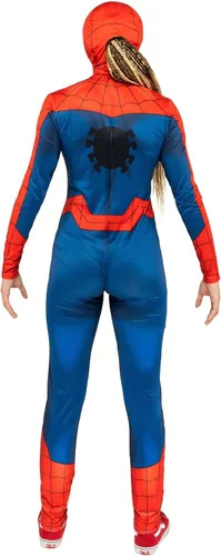 Vista 3 de Disfraz clásico de Spider-Man para mujer Disfraces de superhéroe