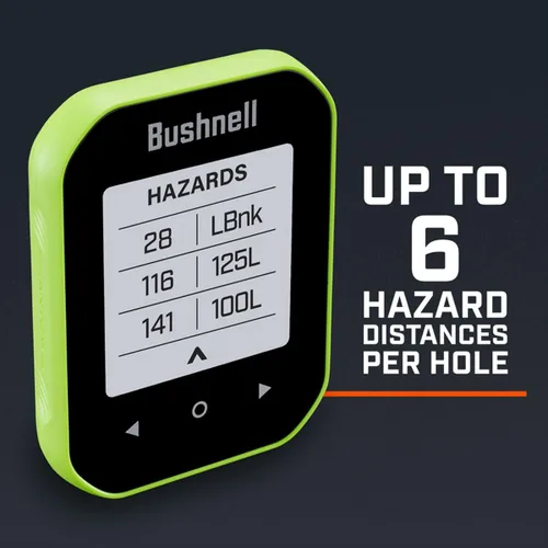 Vista 3 de Bushnell Golf Phantom 3 Slope GPS Handlheld (negro) Más de 38,000 campos, compensación de pendientes, información de peligro, calculadora
