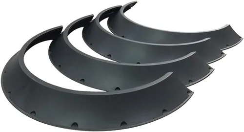 Vista 2 de Kyostar New School 4Pcs 31.496 in Universal Car Fender Flares Wheel Arches (negro)