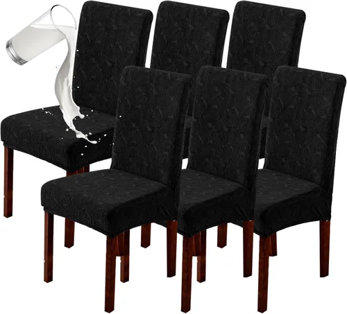 Vista 40 de Genina Fundas impermeables para sillas Parsons de comedor, fundas elásticas para sillas Parsons para comedor, cocina, funda protectora para silla
