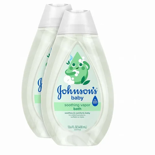 Vista 10 de Johnson's Baby Baño de vapor relajante, aromas calmantes, 13.6 fl. oz