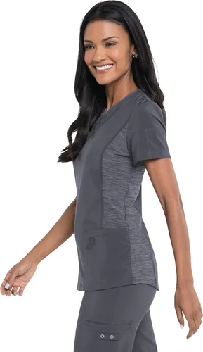 Vista 2 de Urbane Performance 9047 - Camiseta médica de ajuste a medida con 3 bolsillos para mujer