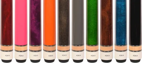 Vista 4 de ASKA L3 Wrapless Pool Cue Stick Sets, 58" 2-Piece Canadian Hard Rock Maple Billiard Cues, 13mm Leather Tip, 5/16x18 Joint, Choice of Sets Mezclado