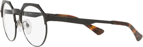 Vista 3 de Persol PO2488V - Marcos redondos para gafas graduadas, Lente negrodoradoDemo.