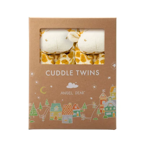 Vista 14 de Set de muñecos para abrazar Angel Dear, Cuddle Twins., Azul Elephant