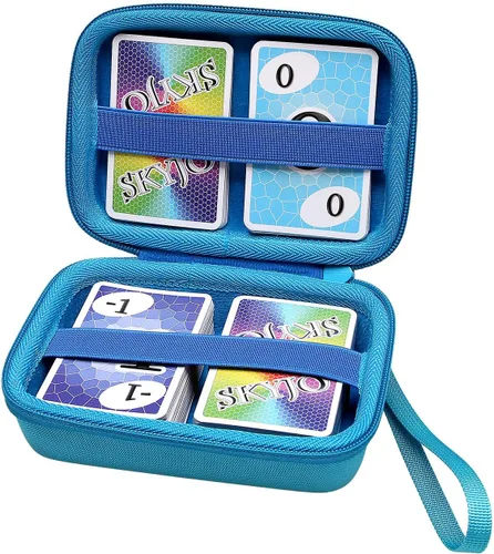 Vista 16 de XANAD Funda de cartas compatible con Skip Bo/UNO/Juego de cartas/juego de cartas Phase 10/Five Crowns Card Game, PM TCG Trading Cards (negro)